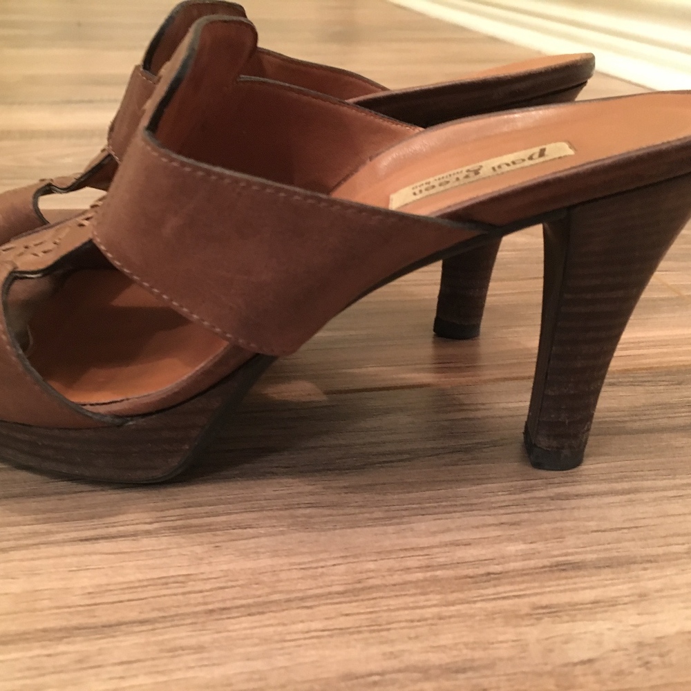 Paul Green Munchen Heeled Leather Sandals.  Size 4 - Picture 5 of 7